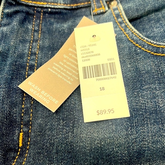 LANE BRYANT ๐ tighter tummy boot Women's Blue Jeans - Picture 3 of 5